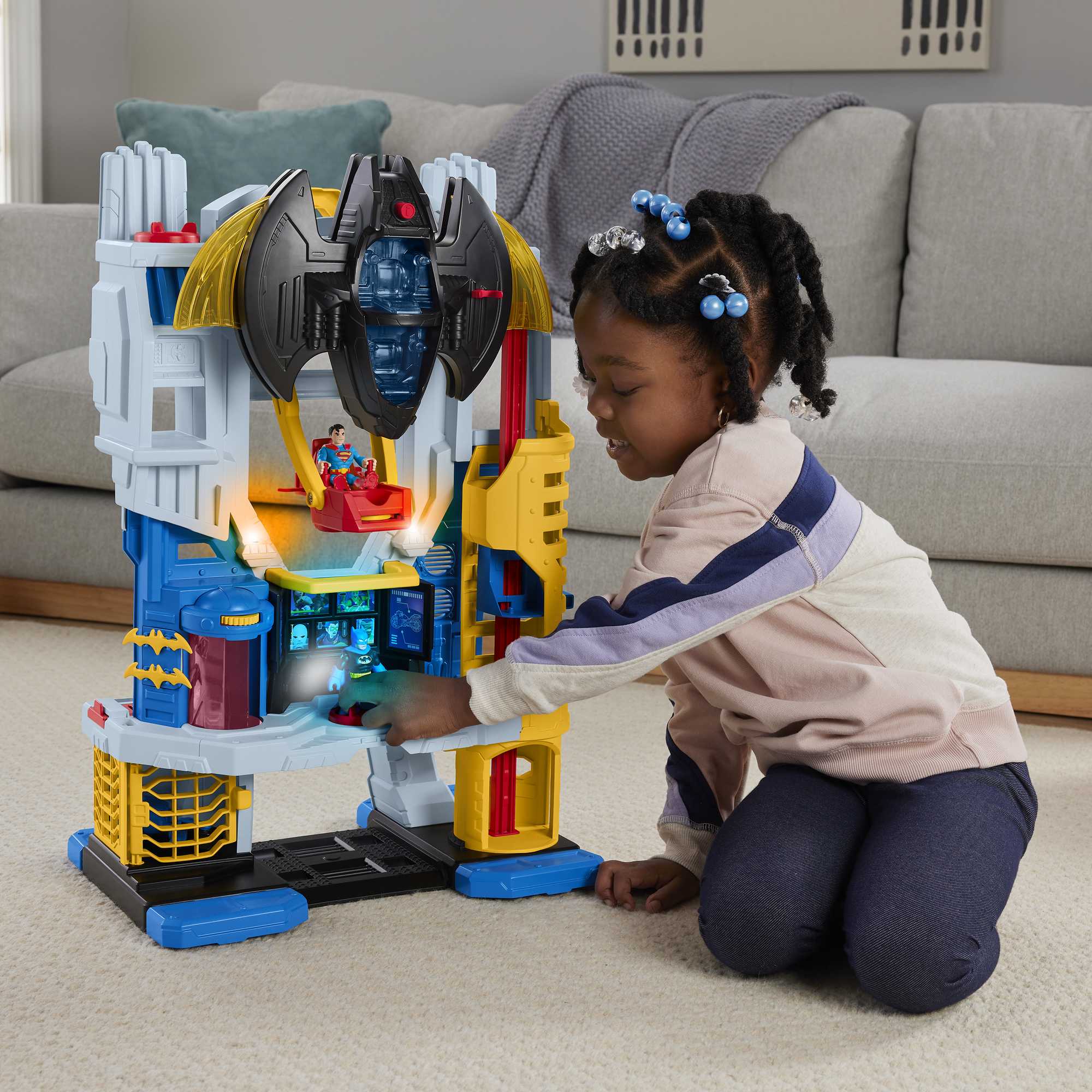Imaginext-Quartier Général-Coffret 10 Éléments Avec Figurine Batman - Image 3