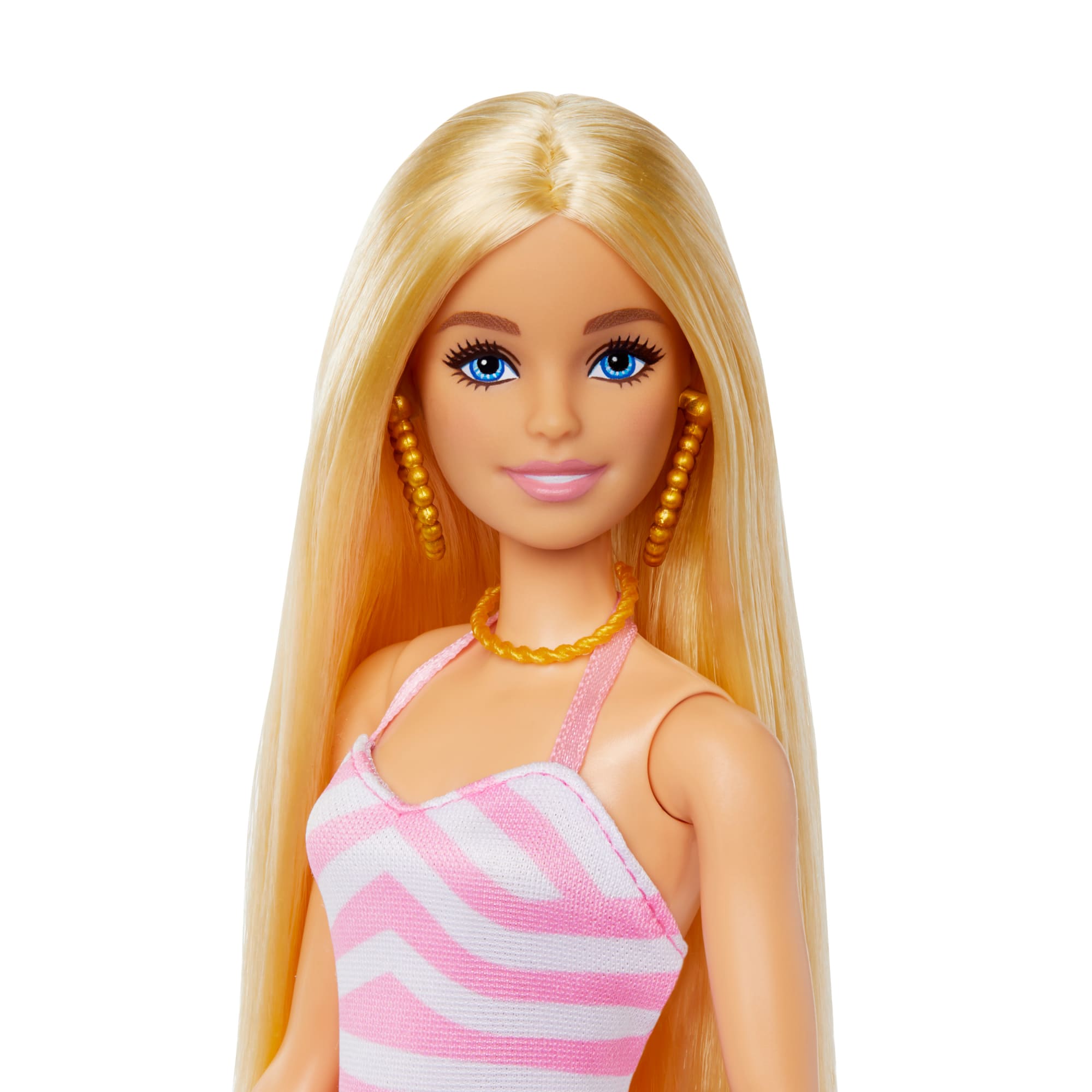 Barbie-Barbie Plage Poupée Blonde en Maillot de Bain et Accessoires - Image 3
