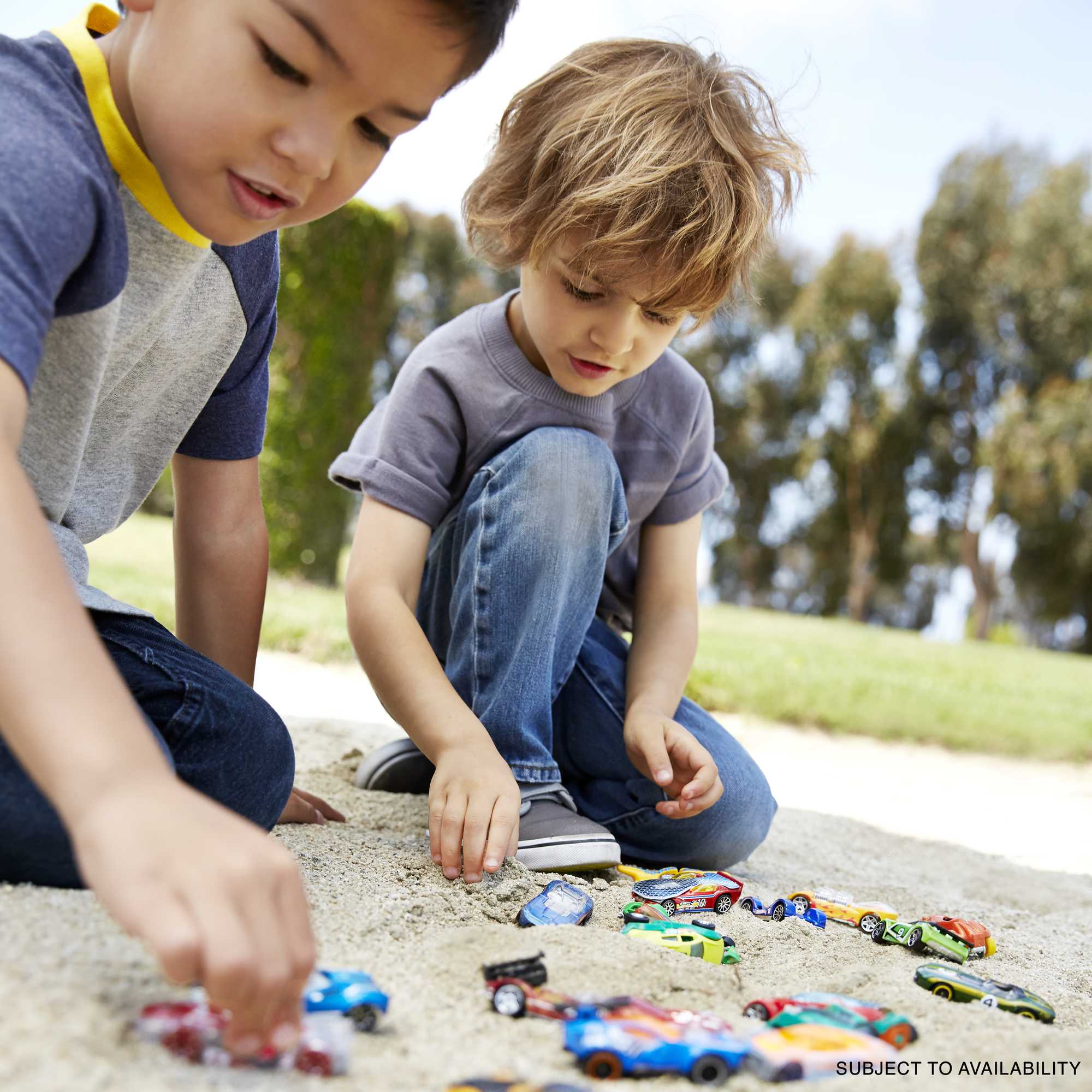 Hot Wheels Set Of 10 1:64 Scale Toy Trucks And Cars For Kids & Collectors - Image 3