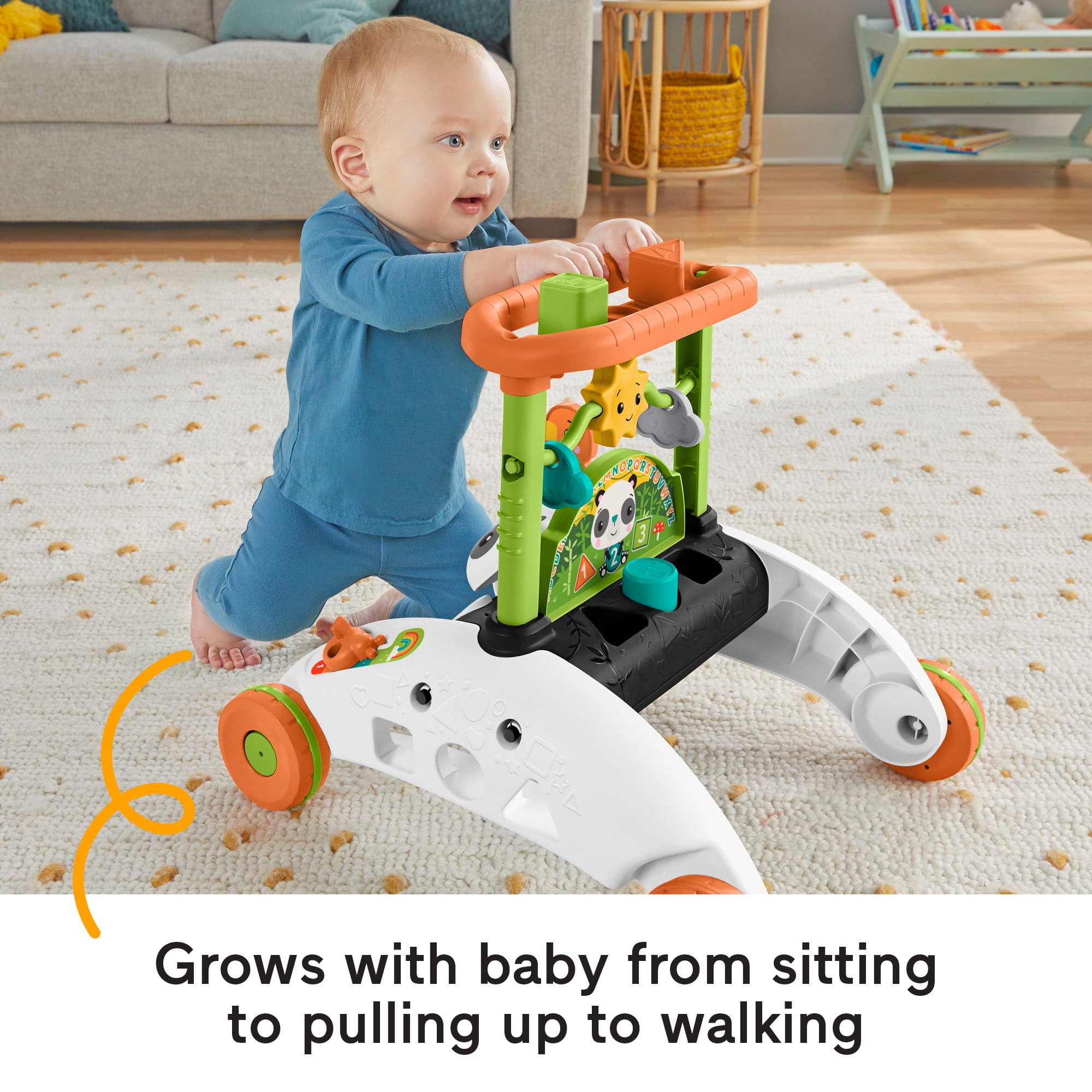Fisher-Price 2-Sided Steady Speed Panda Walker - Image 3