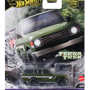 Hot Wheels Premium Car Culture Terra Trek Toyota Landcruiser Fj60 1:64 Scale Collectible Toy Vehicle