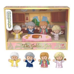 Little People Collector The Golden Girls Late Night Cheesecake. 40Th Anniversary Set For Adults & Fans