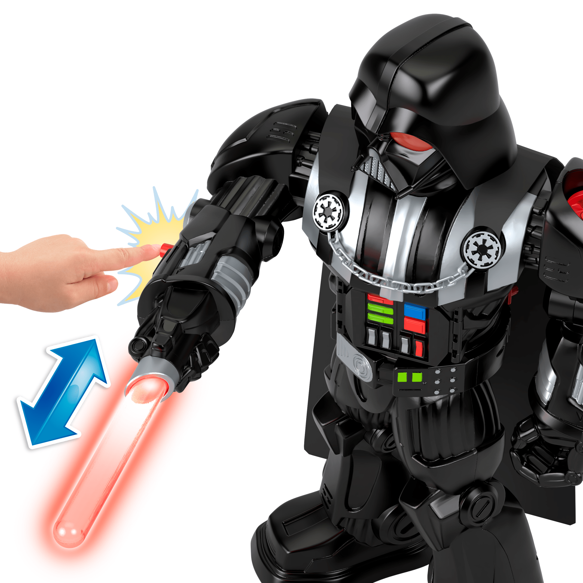 Imaginext Star Wars Robot Dark Vador. 60+ Cm. Clé Stormtrooper - Image 4
