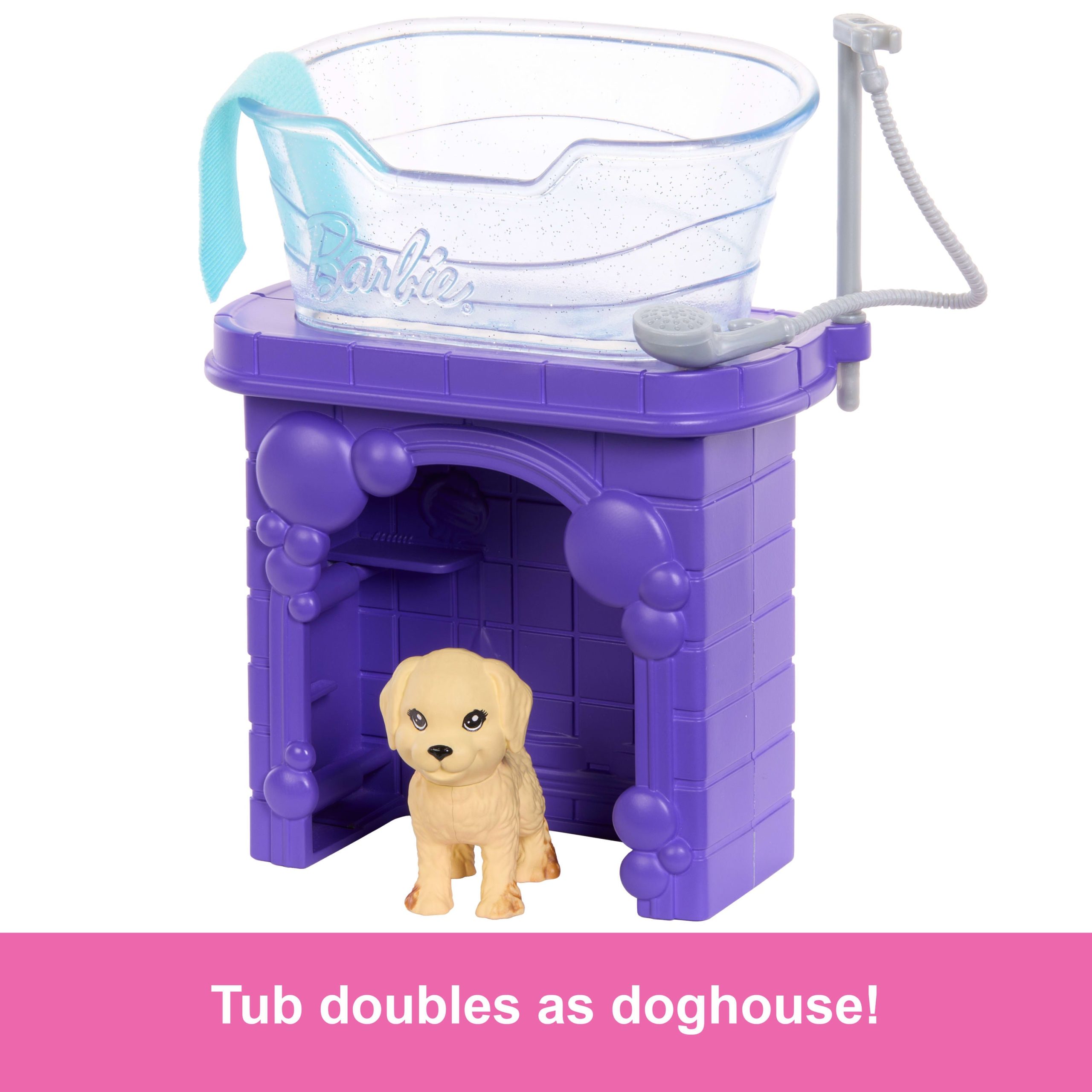 Barbie World Paw Spa Playset With Wash And Groom Stations. 3 Pets. & Styling.Accessories - Image 4