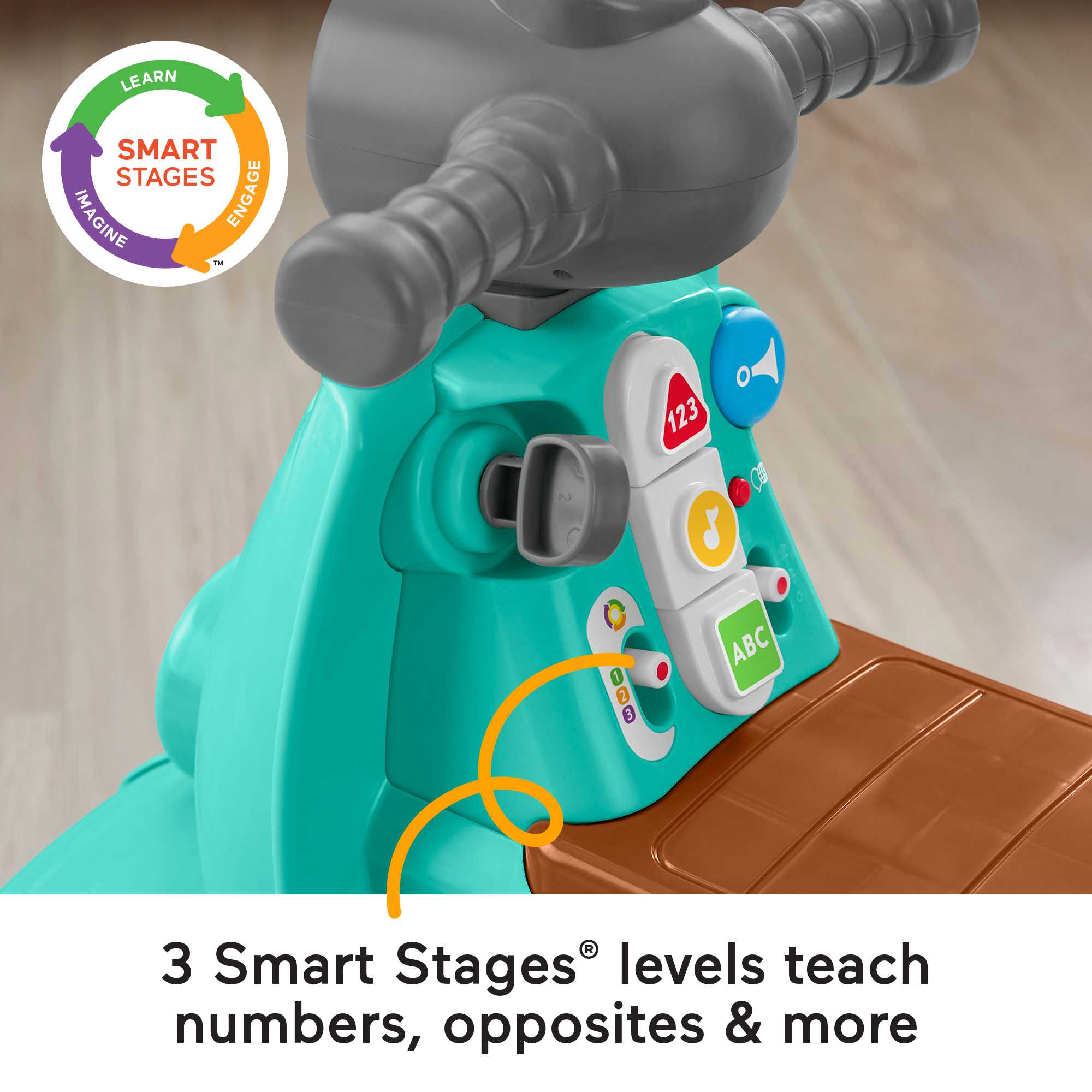 Laugh & Learn Smart Stages Cruise Along Scooter - Image 4