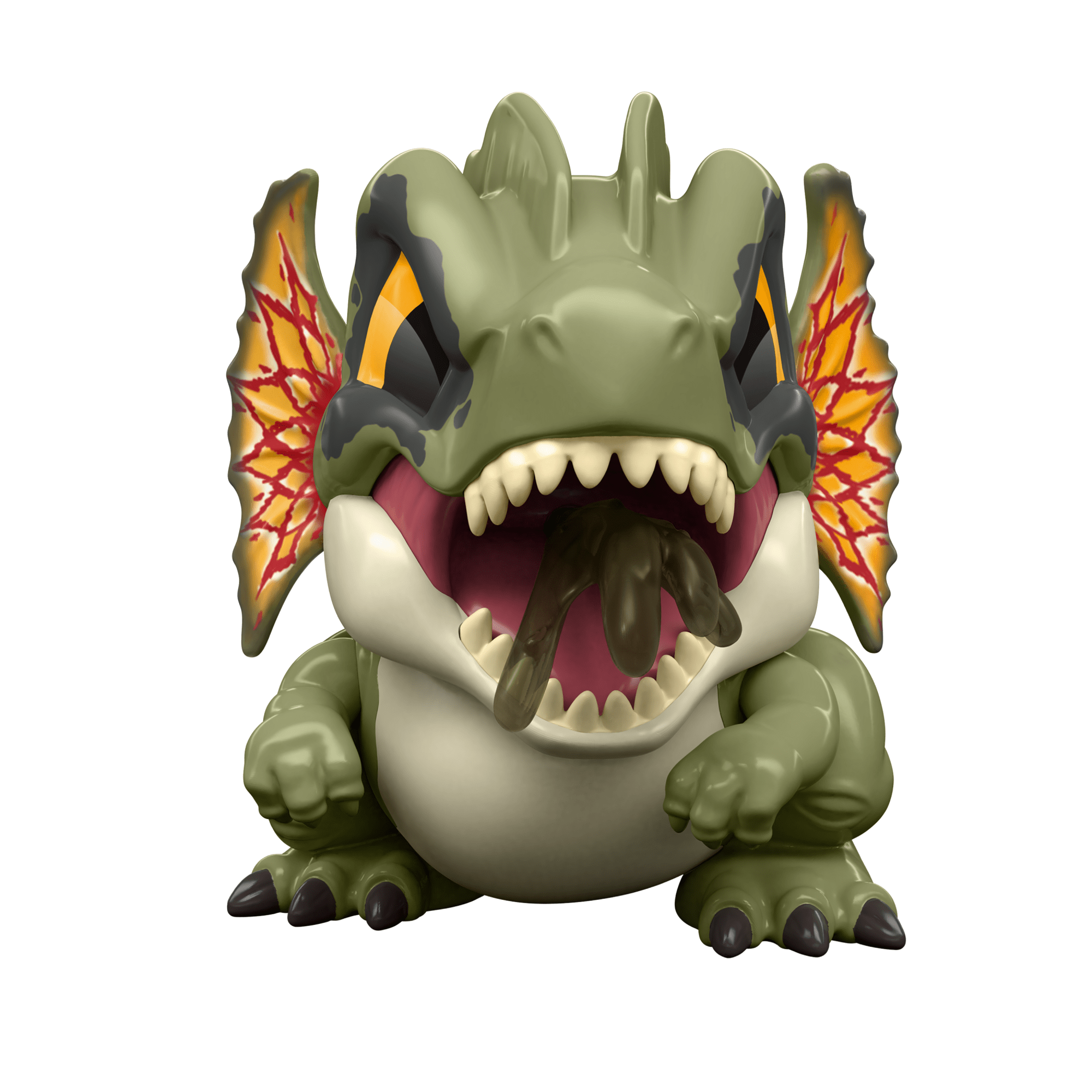 Jurassic World Dinosaurio de Juguete Dilophosaurus Bite Club Coleccionable - Image 5