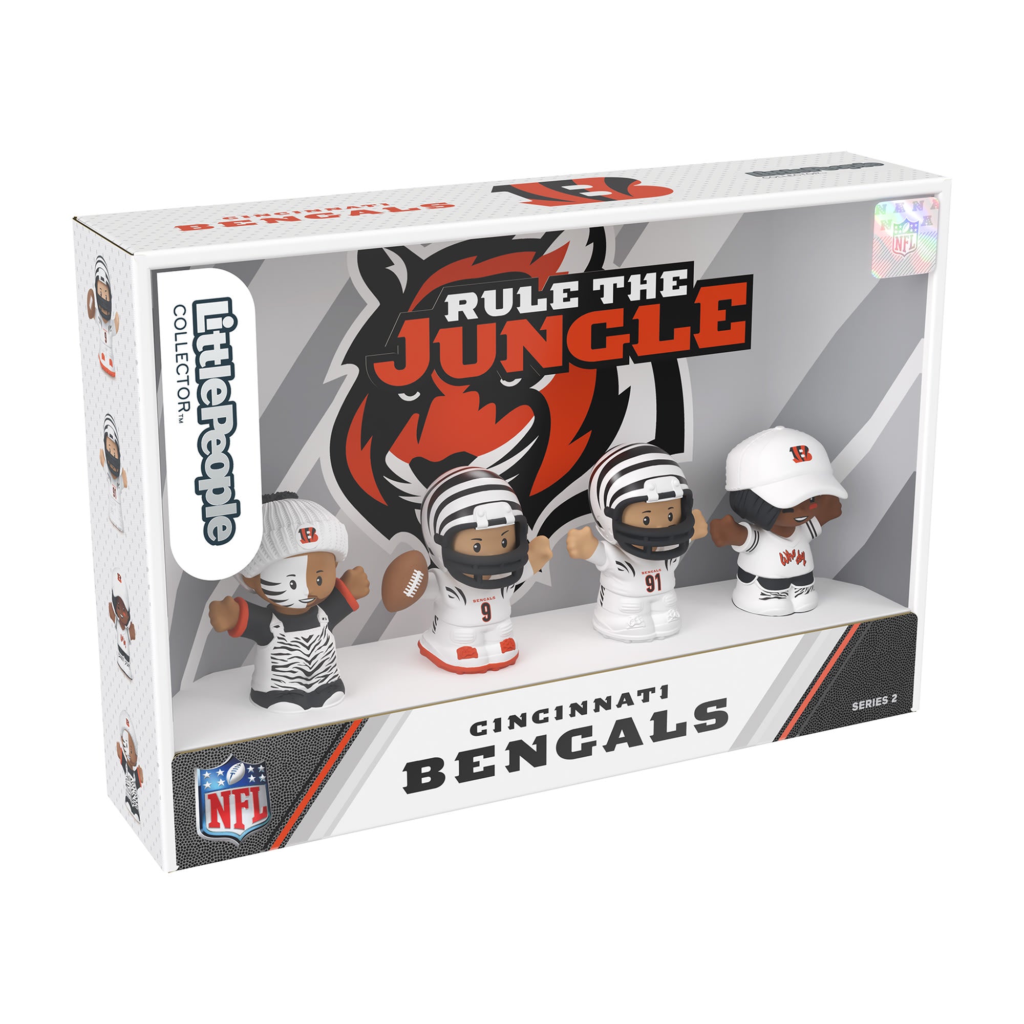 Little People Collector Cincinnati Bengals Alternate Jersey Figure Set - Image 11