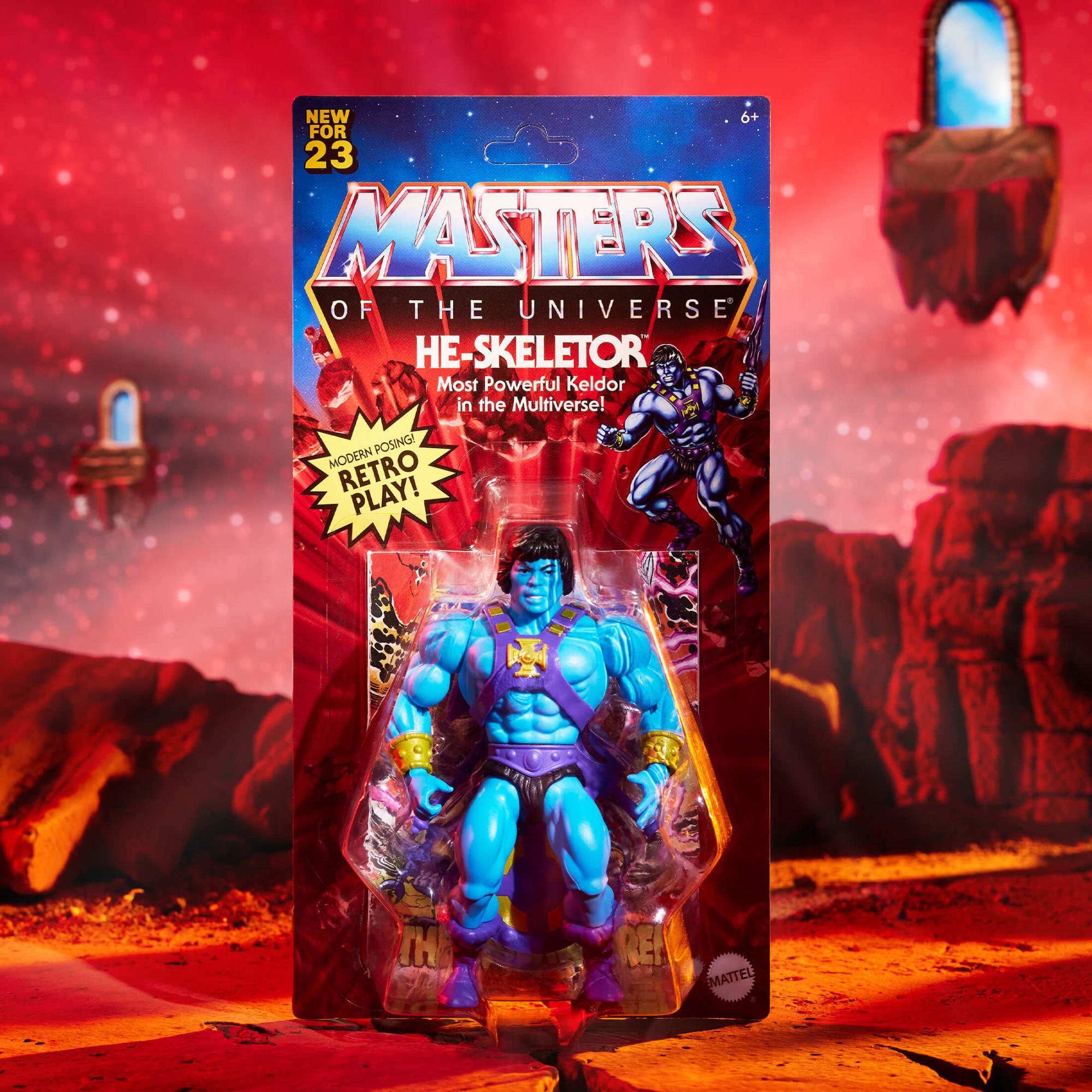 Masters of the Universe Origins He-Skeletor Figure - Image 8