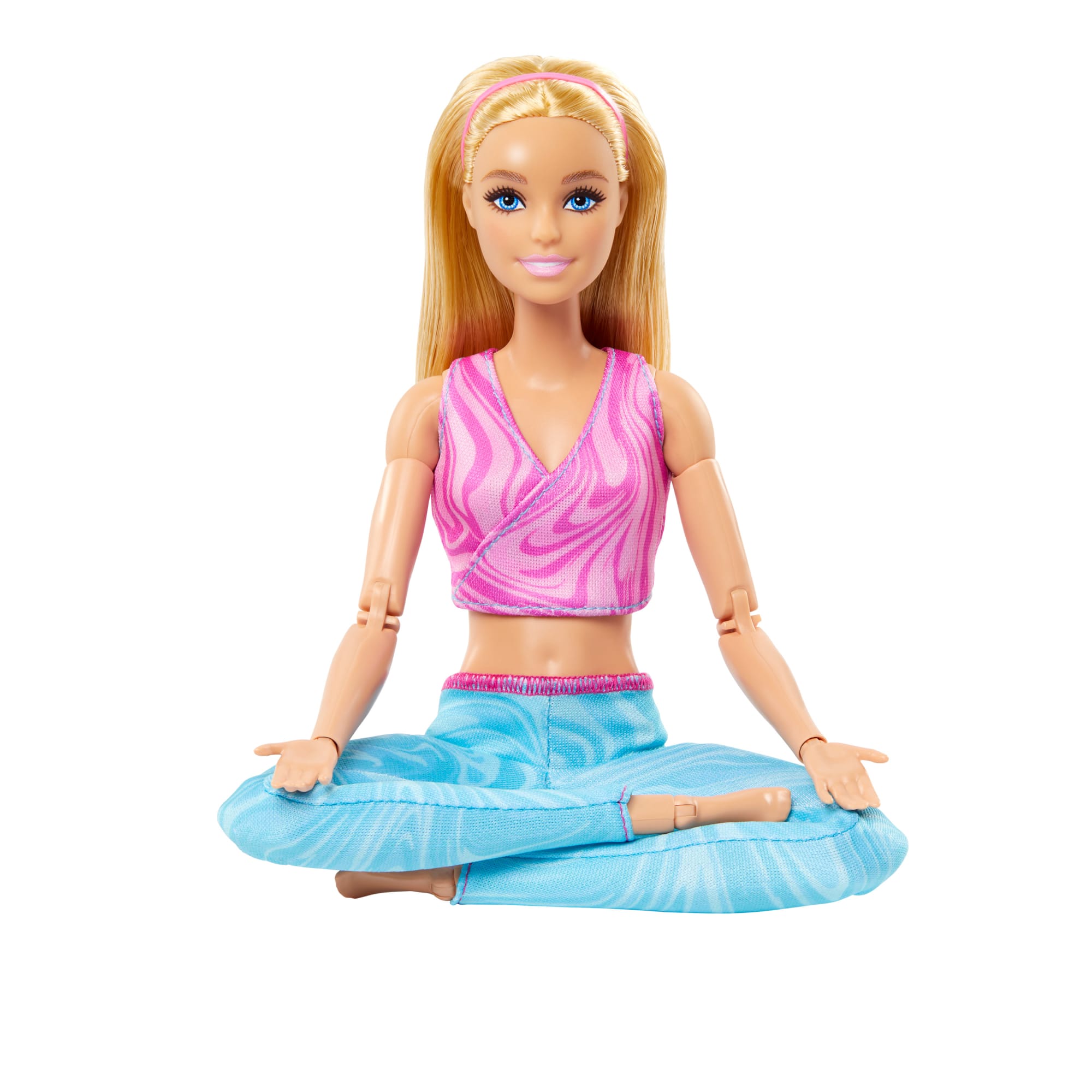 Barbie-Barbie Fitness-Poupée Blonde Articulée Avec Tenue Amovible - Image 5