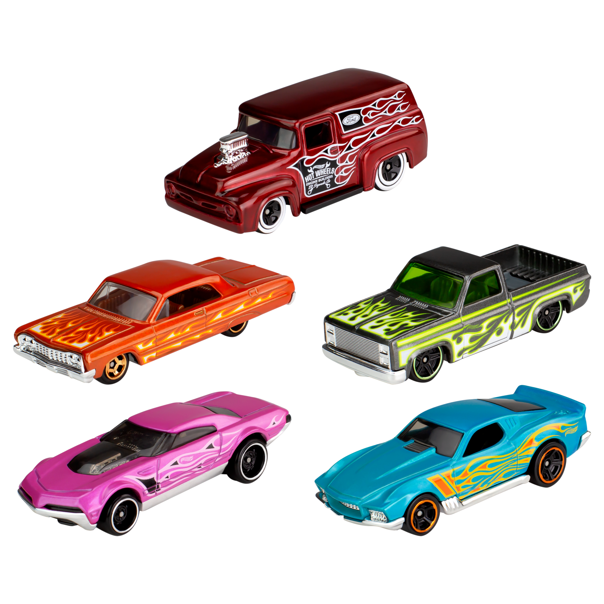 Hot Wheels Cars. 5-Pack Of Die-Cast Toy Cars Or Trucks in 1:64 Scale - Image 6