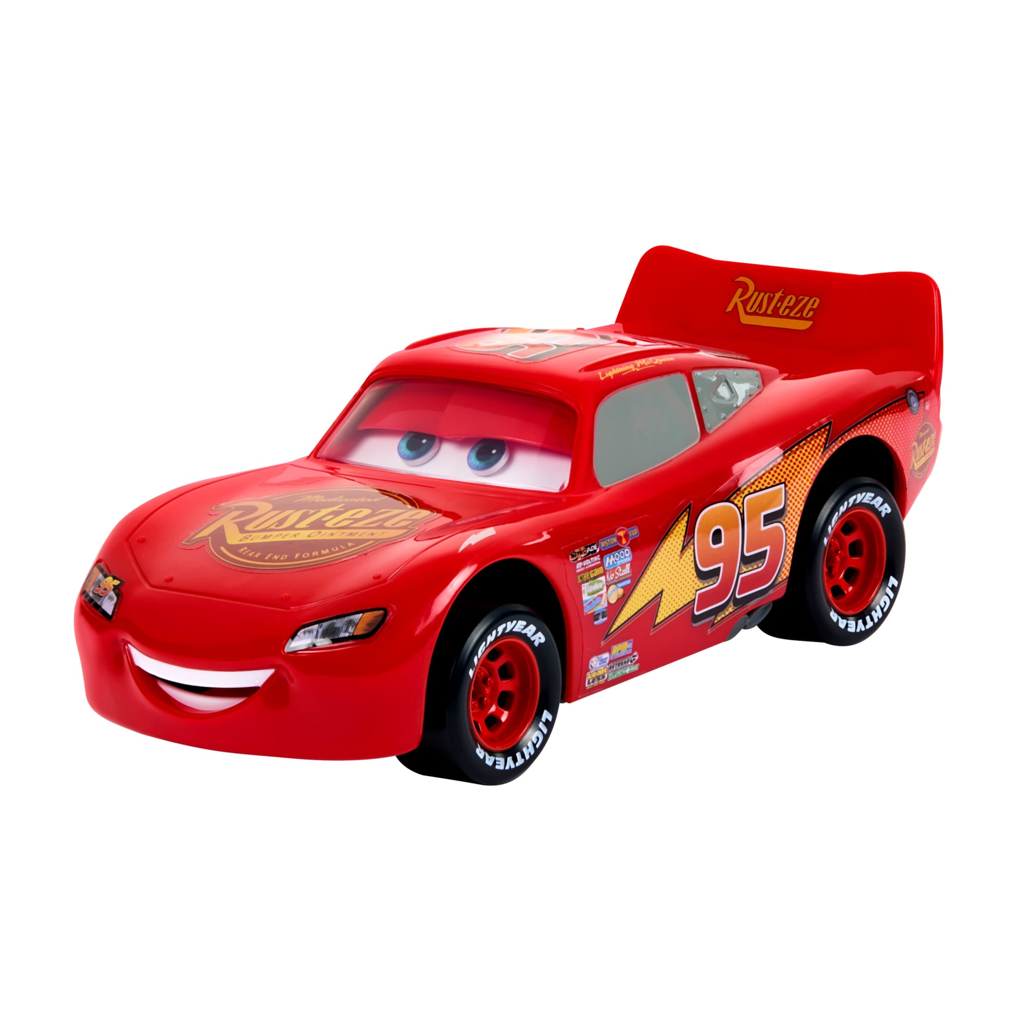 Voiture Disney · Pixar Cars Flash Mcqueen en Mouvement Avec Les Yeux et La Bouche Qui Bougent