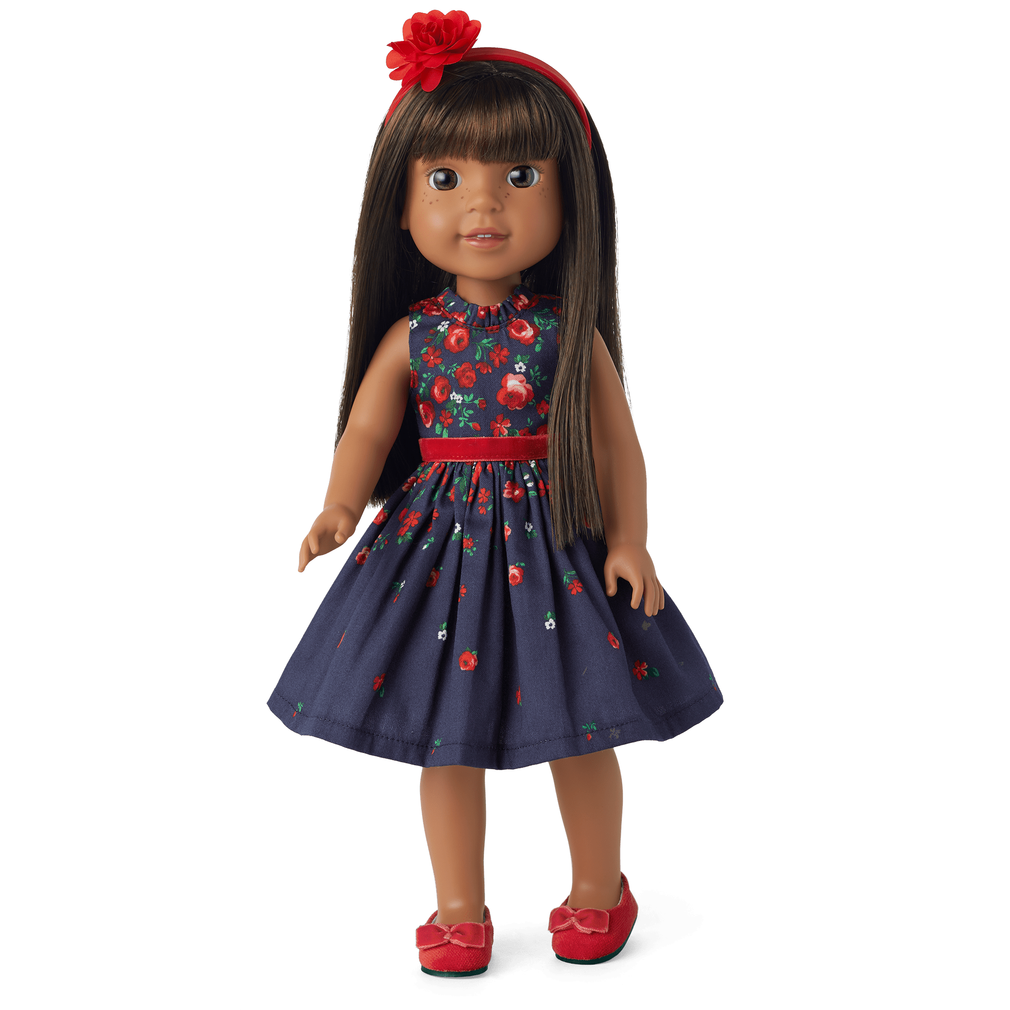 American Girl® x Janie and Jack Wrapped in Roses Party Dress for WellieWishers™ Dolls - Image 2
