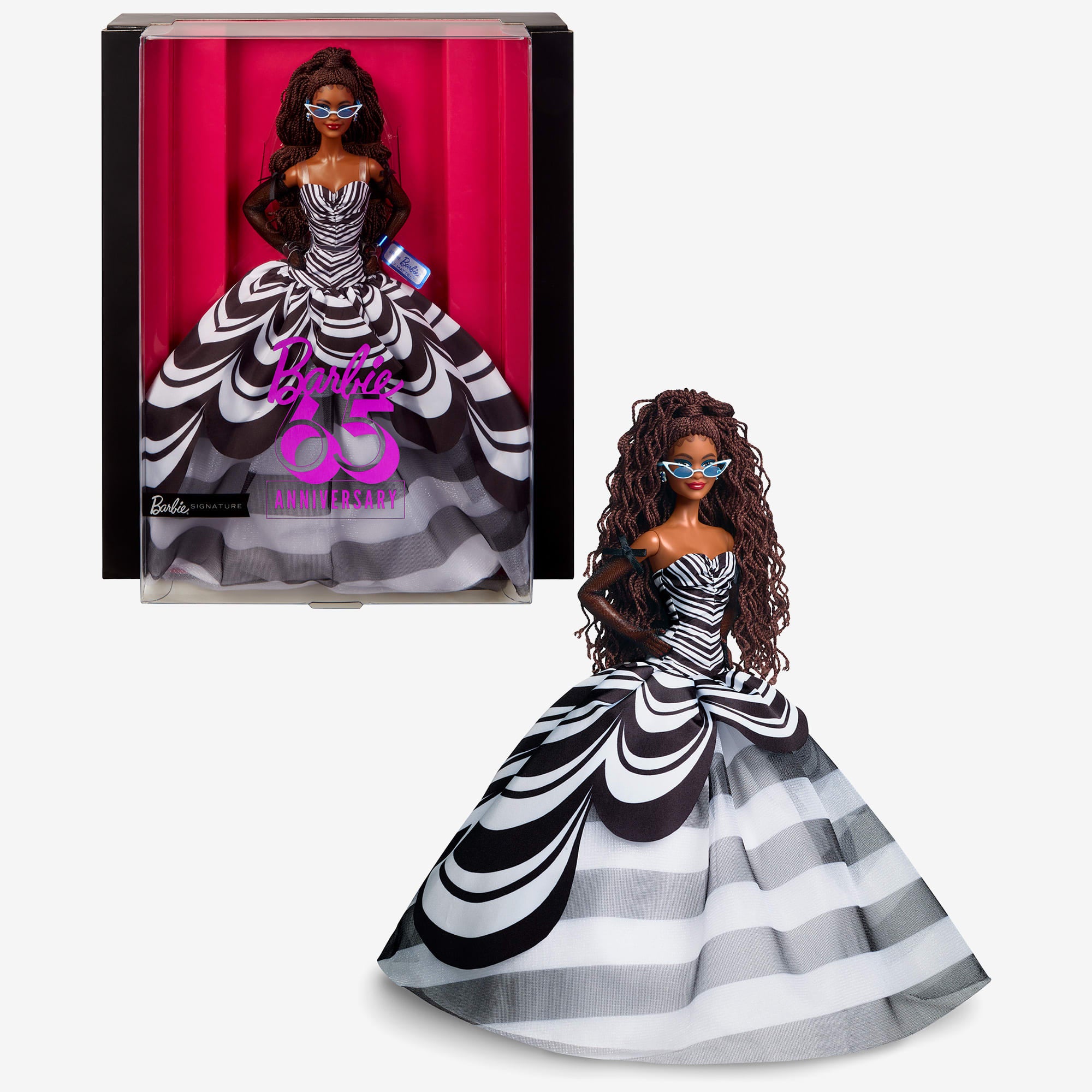 Barbie 65th Anniversary Doll With Brunette Hair - Image 6