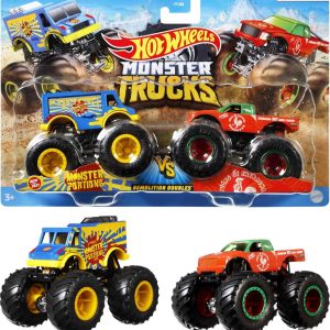 Hot Wheels Monster Trucks demolition Doubles Assortiment de Camions à L'Échelle 1:64