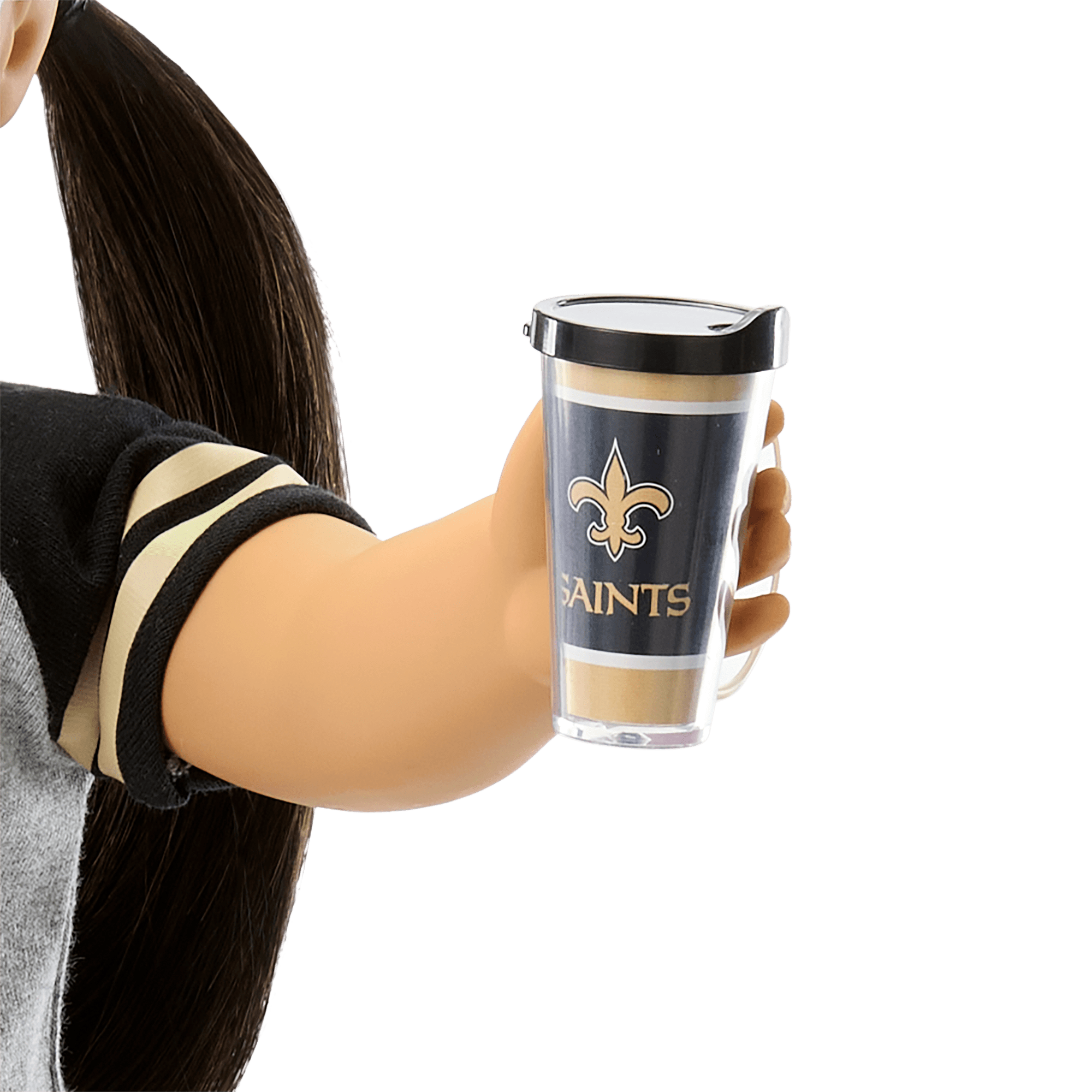 American Girl® x NFL New Orleans Saints Fan Outfit & Accessories for 18-inch Dolls - Image 7