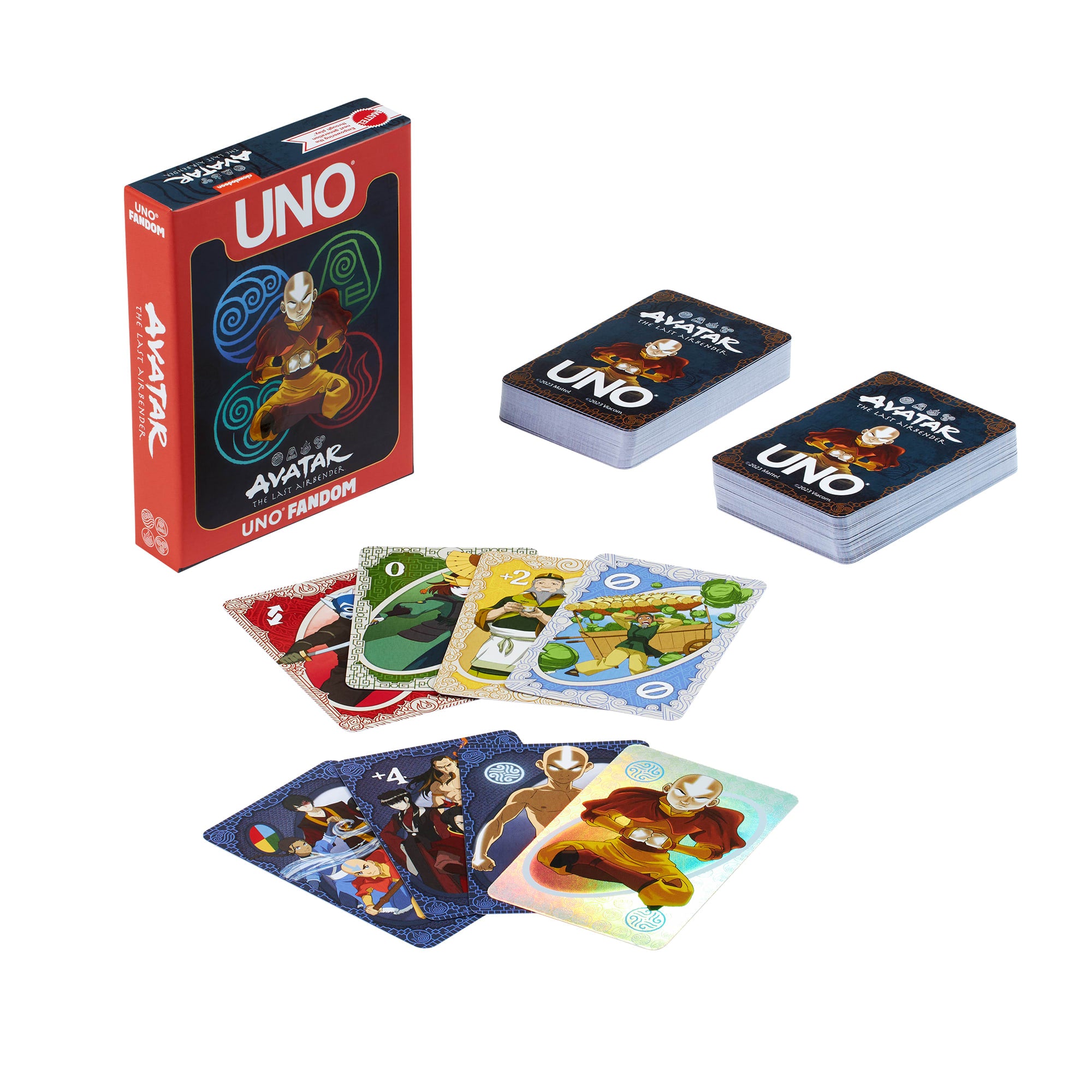 Mattel Games UNO Fandom Avatar: The Last Airbender Card Game With Collectible Foil Card For Kids. Adults & Family Night - Image 5