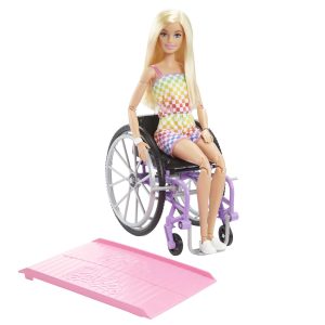 Barbie Doll With Wheelchair And Ramp. Blonde. Barbie Fashionistas