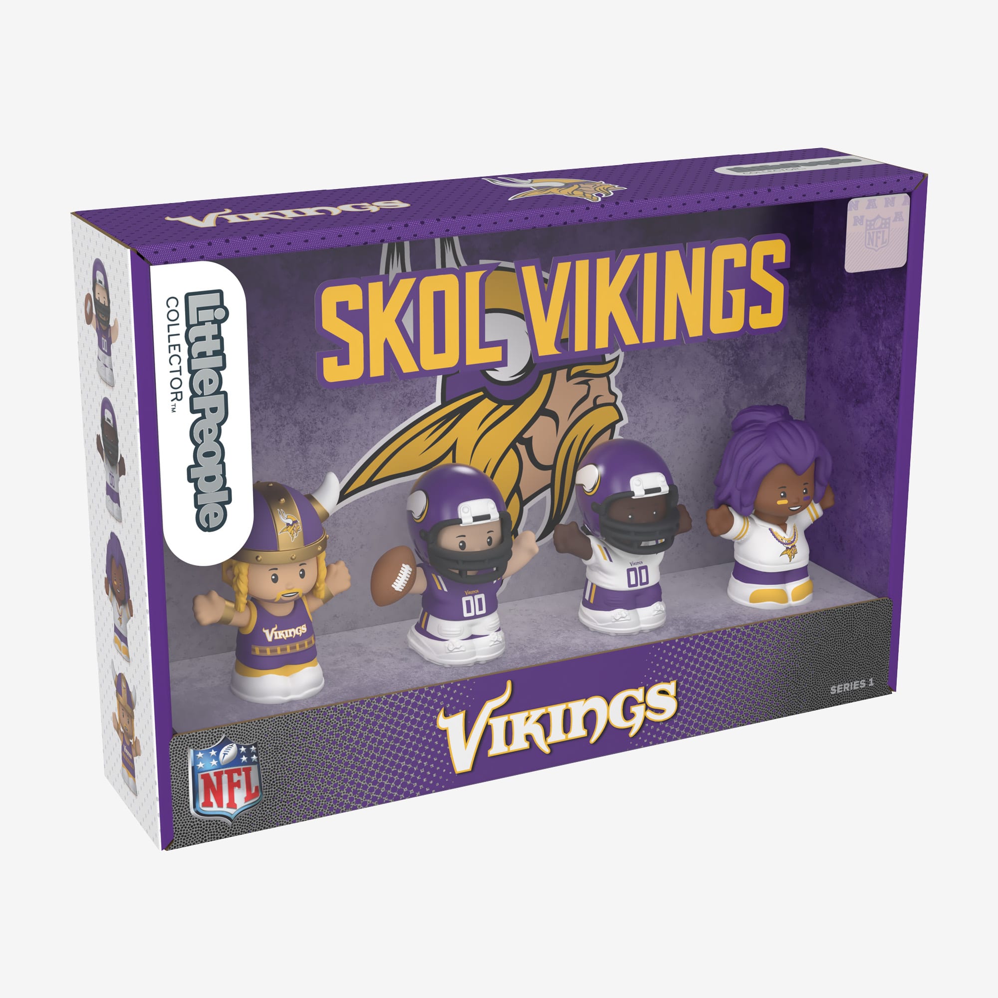 Little People Collector x NFL Minnesota Vikings Set - Image 10