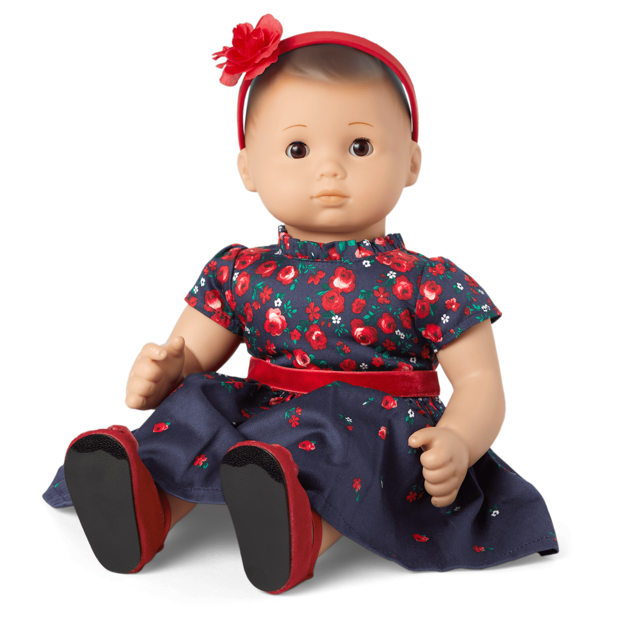 American Girl® x Janie and Jack Wrapped in Roses Party Dress for Bitty Baby® Dolls - Image 2